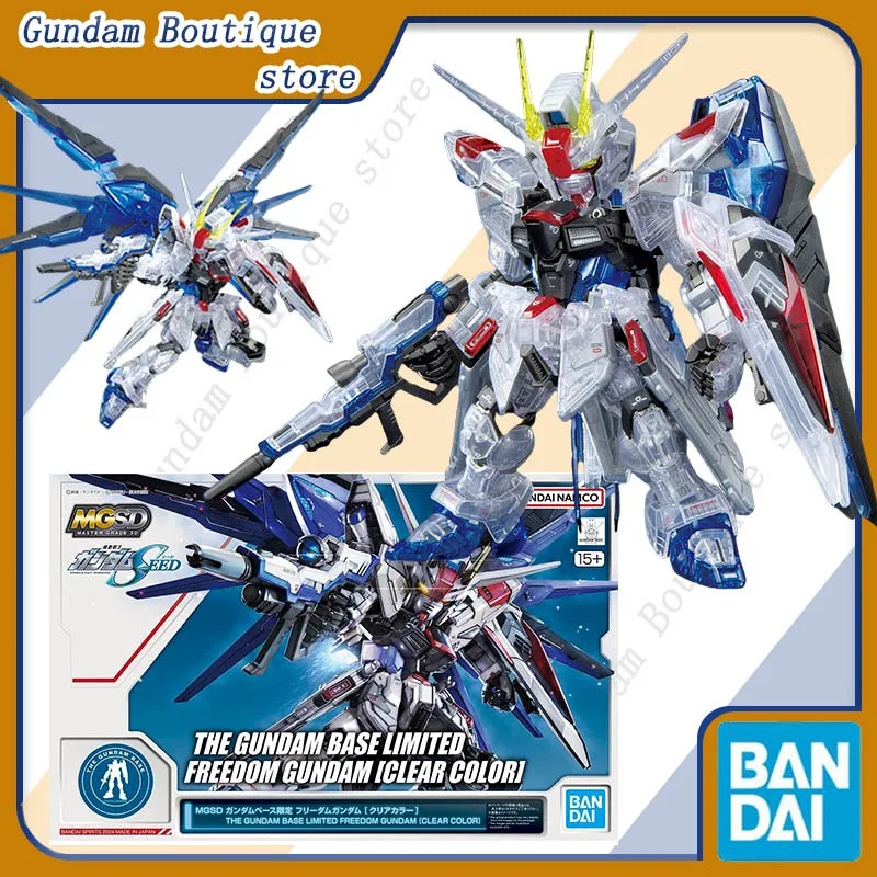 

Оригинальная экшн-фигурка Bandai THE GUNDAM BASE LIMITED СВОБОДА GUNDAM [прозрачный цвет] MGSD аниме, коллекционная сборка, модель, игрушка в подарок