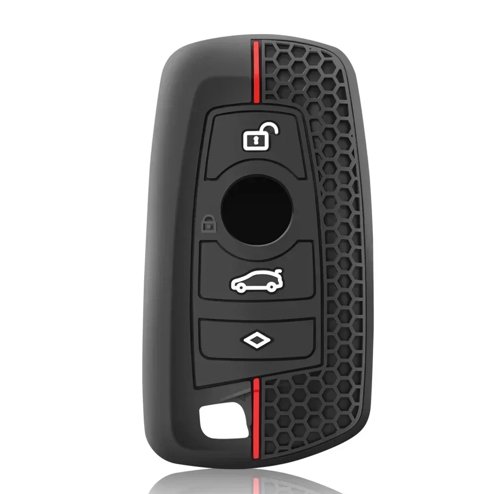 Silicone Car Remote Key Case Cover For BMW 1 2 3 4 5 6 7 Series X1 X3 X4 X5 X6 F36 F25 F26 F30 F34 F10 F07 F20 Z10 G30 F15 F16