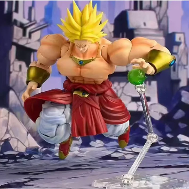 มีสินค้าในสต็อก ตุ๊กตาบรอลี่ 19 ซม. สินค้าใหม่ Magic Contract ขยับได้ DF Legendary Berserker Broly Shf ตุ๊กตาขยับได้ 6 นิ้ว ของสะสม ของขวัญ ﻿