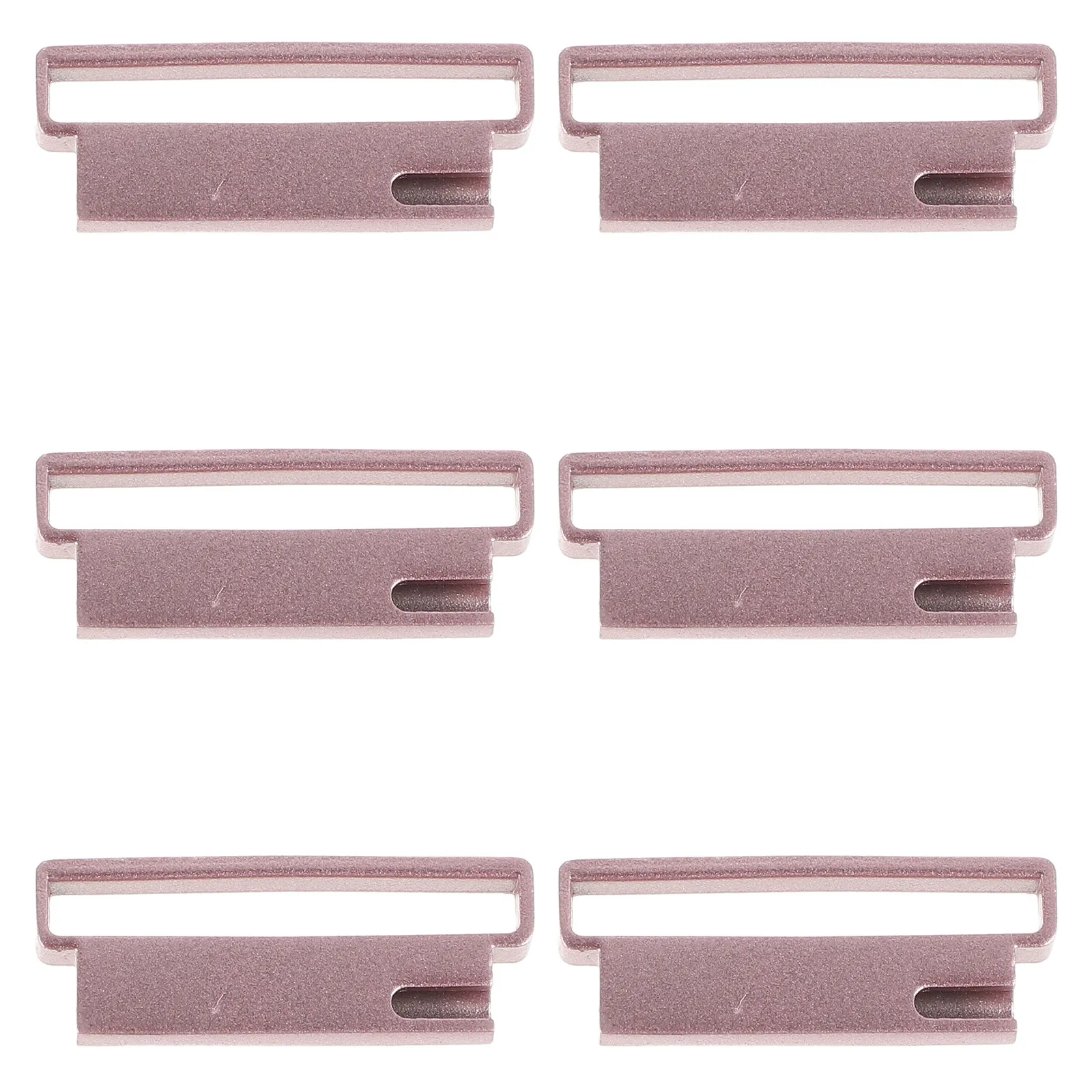 6PCS Stainless Steel Watch Band Connectors – Easy-Install Strap Adapters & Extenders