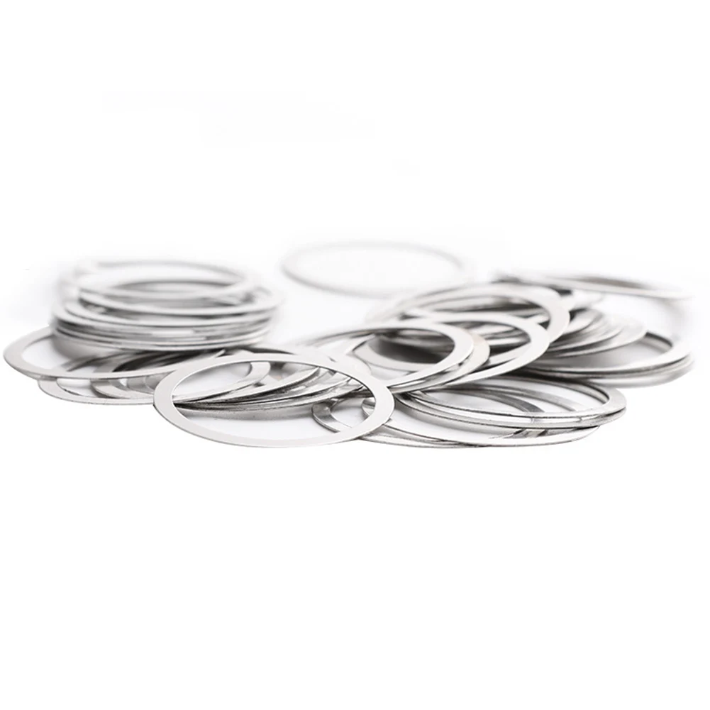 Ultra-Thin Steel Bicycle Headset Shims 2-Piece Set Of 0.3mm Adjusting Washers For 1 1/8