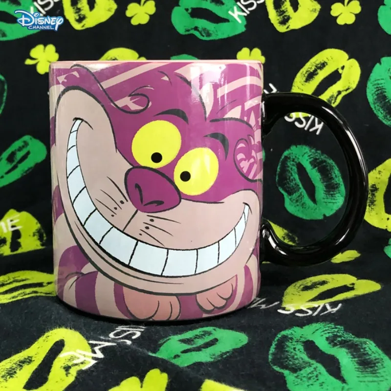 Disney Alice in Wonderland Cheshire Cat Rose Red Color Changing Cup Ceramic Water Cup Mug mugs coffee cups cartoon cute cat