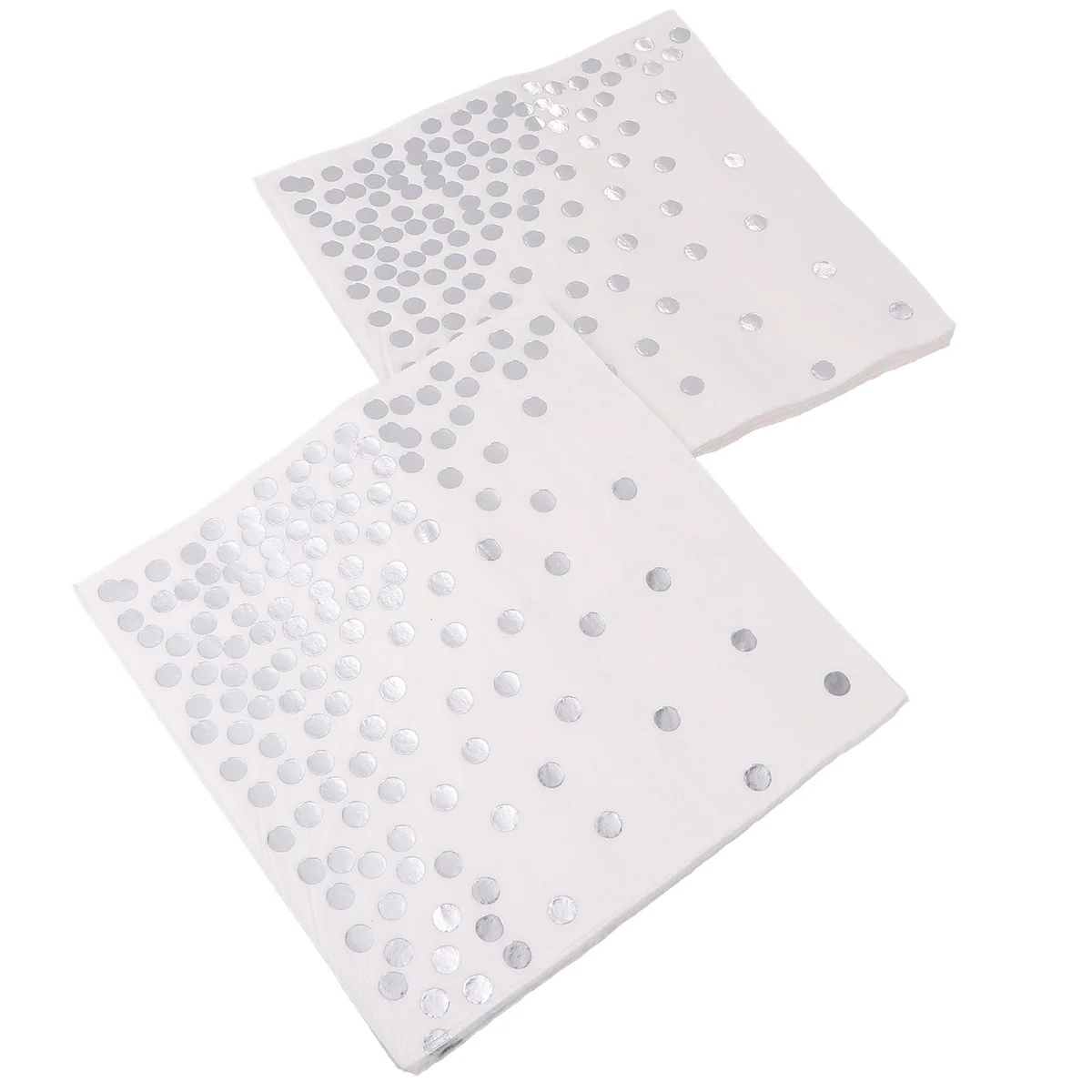 Servilletas desechables impresas para fiesta, pañuelos de papel con puntos para boda, cumpleaños, Navidad, mesa de cena, 50 Uds.