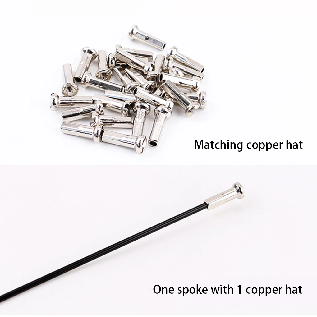 15 Pieces Spoke Wire Bike Supplies Replaced Part Cycling Accessories Professional Handy Installation High-strength 255MM