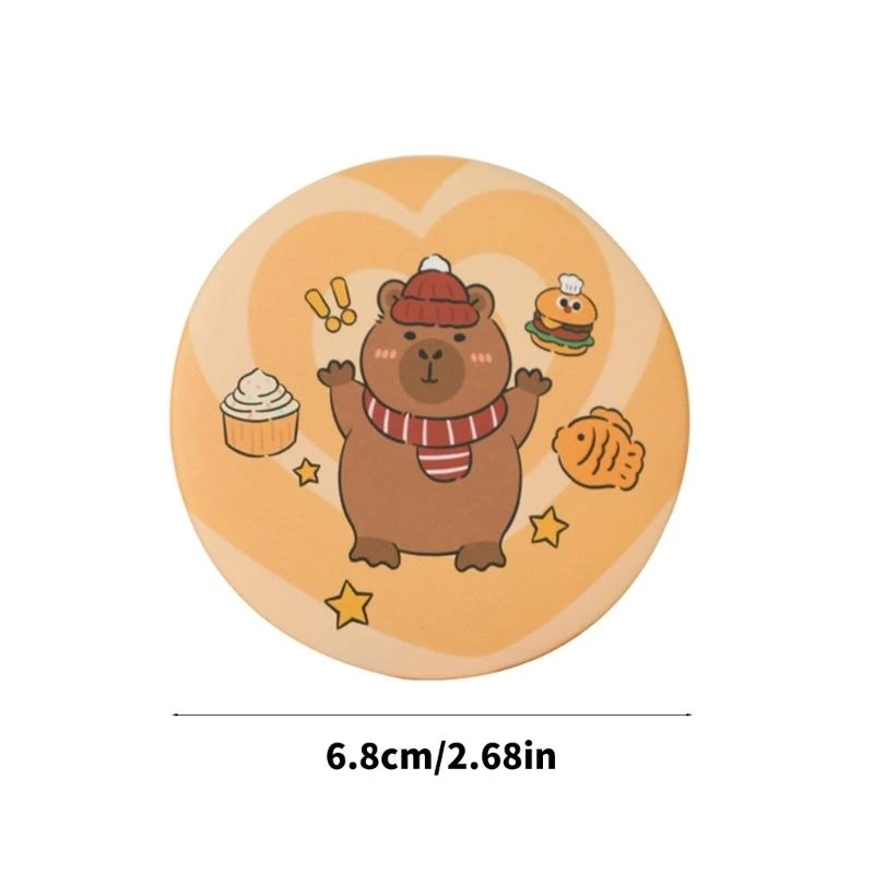 Gương trang điểm túi nhỏ gọn gương vanity gương động gương hoạt hình trang điểm vòng trang điểm dễ sử dụng cho phụ nữ