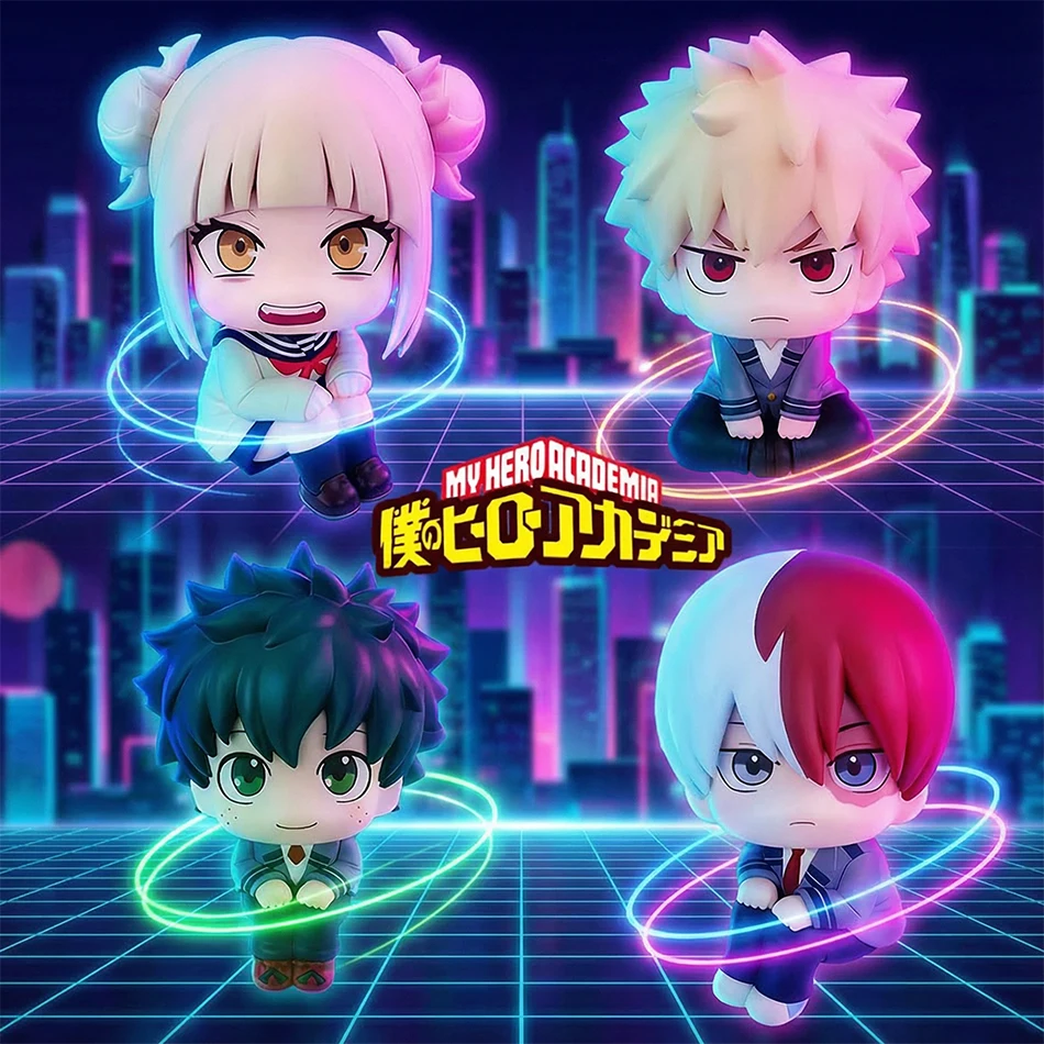 10 cm My Hero Academia Anime Figur Pvc Q Version Bakugou Katsuki Midoriya Izuku Actionfigur Anime Geschenk Sammlung Serie Modell