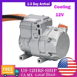 Treeligo 18CC 12V DC Fully Electric Air Conditioner Compressor Car Air Conditioning System Automotive Universal R134a RPM / 3 S