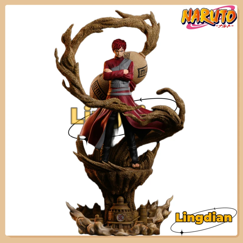 Large-scale Figure Scenery Giant Wave Gaara Ninja Nine-Tails Sandstorm Gaara Figure Statue Private Customization