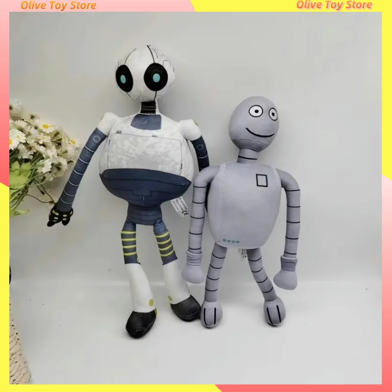 

42cm The Wild Robot Roz Fans Plush Toys Gift Cute Soft Stuffed Robot Pillow Home Decor Funny Children Birthday Christmas Gifts