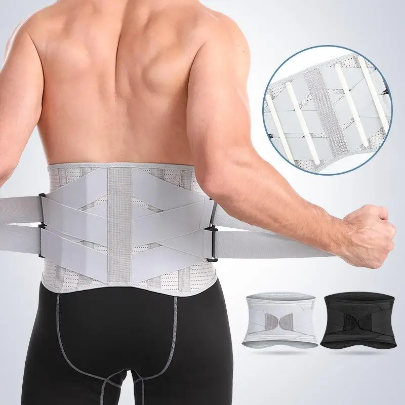 

Breathable Supportive Waist Support Belt for Men And Women Fitness Weightlifting Squat Abdomen Belt Protect Intervertebral Di...