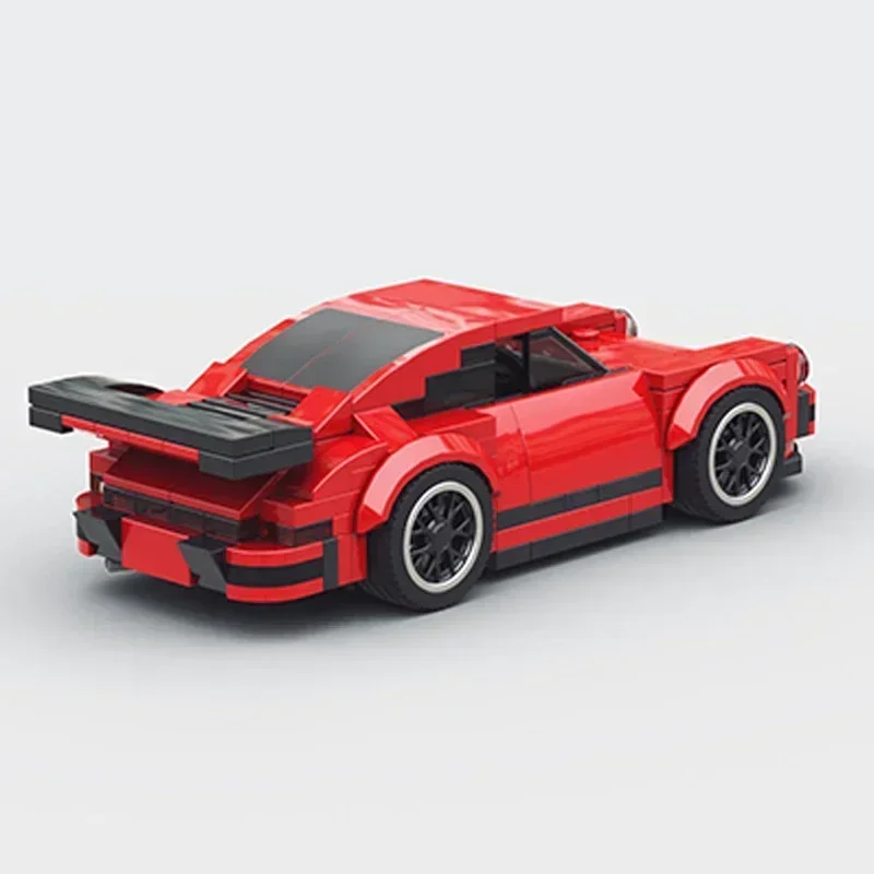 City Supercar Modello Moc Mattoni da costruzione Città rossa Campione di velocità Tecnologia Blocchi modulari Regali Giocattoli di Natale Set fai da te Assemblaggio