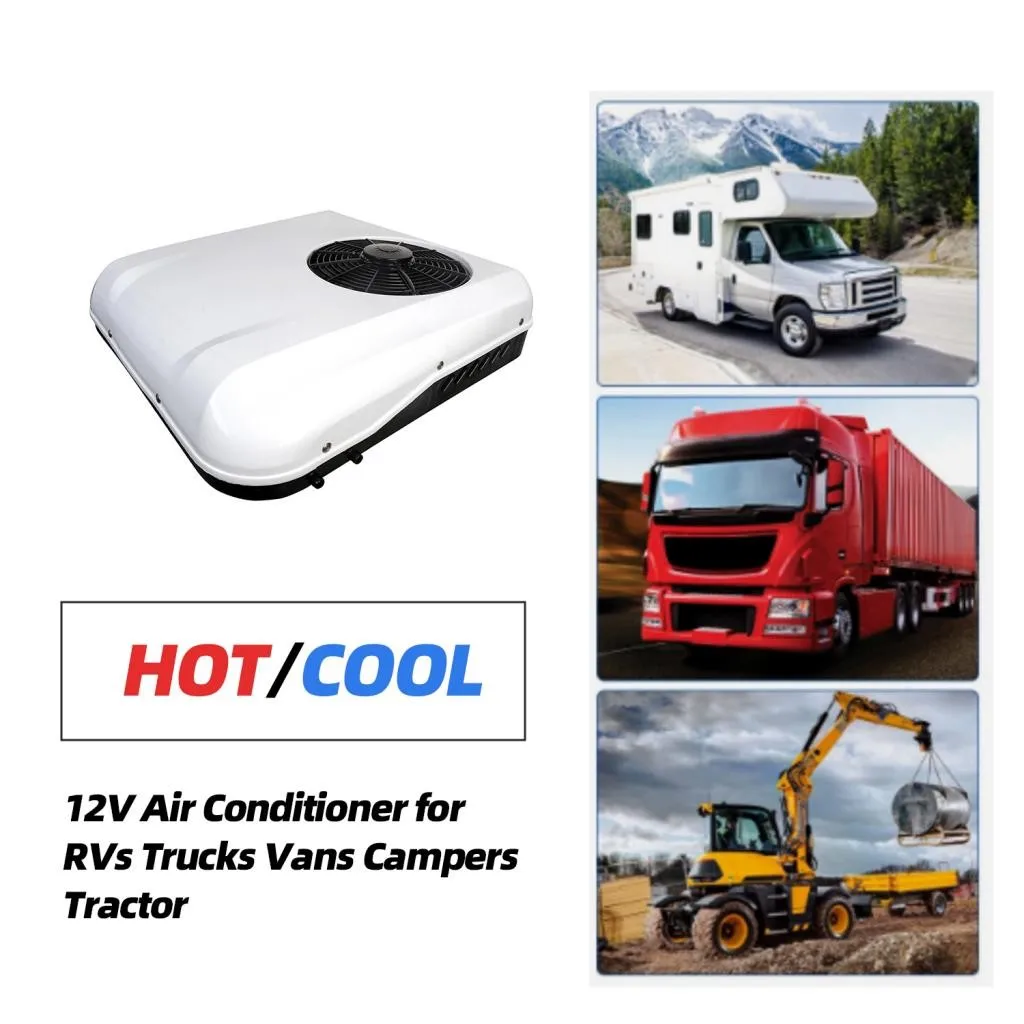 12 Volt RV Rooftop Air Conditioning Air Conditioning Unit Heating and Cooling Trailer RV -
