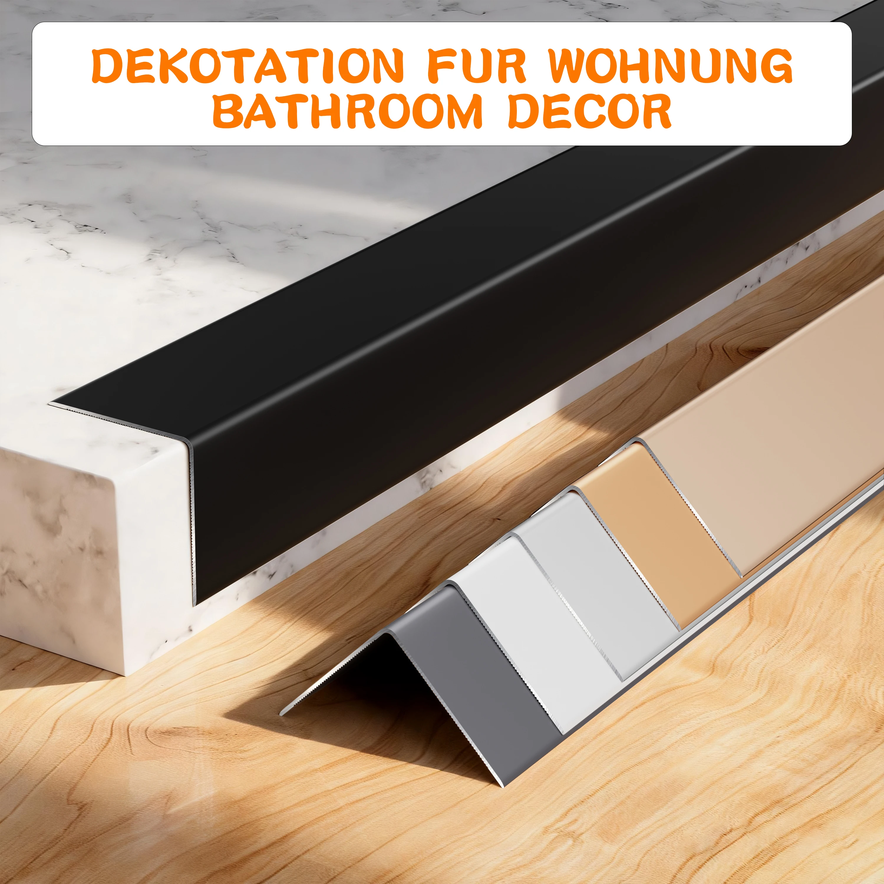 30x30mm Aluminum L Shape Corner Trim Guard 90cm 3-Pack Metal Angle Edge Protector Wall Tile Edge Protection Cover 6 Colors