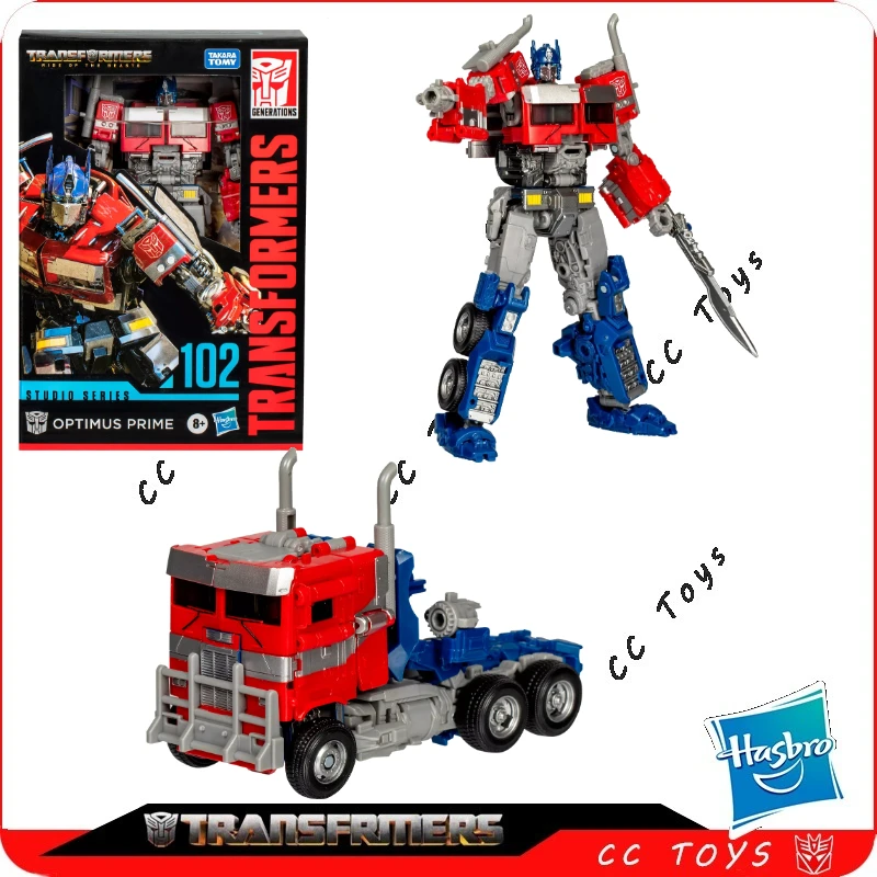 

In Stock Hasbro Transformers Toy Studio Series SS-102 Optimus Prime Model Toys Robots Action Figures Gifts Hobbies