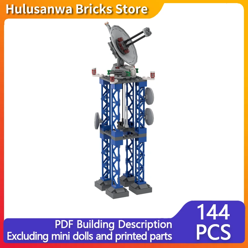 

Space Communication Equipment Model MOC Building Bricks War Equipment Modular Technology Gift Holiday Assemble Children Toy Suit