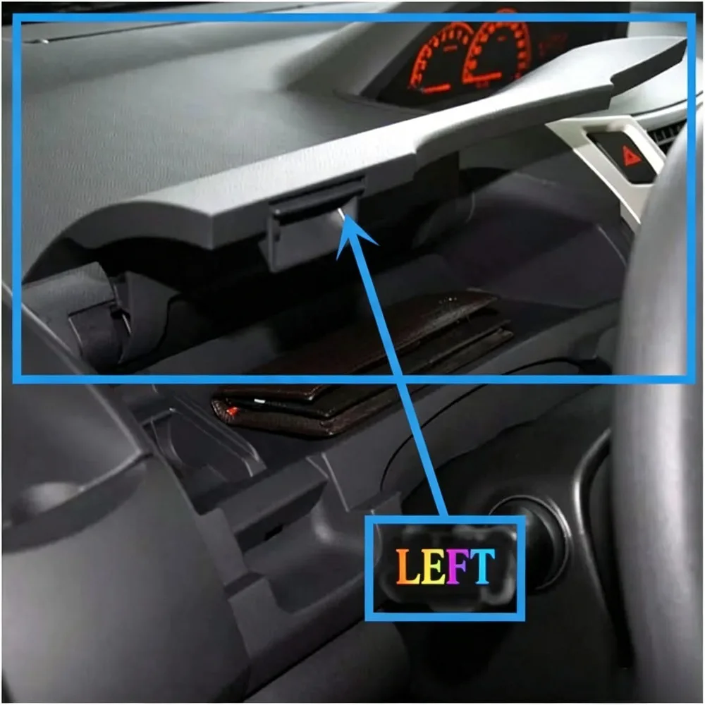 Car Accessories for Toyota Yaris 2006-2012 Dashboard Storage Box Cover Decorative Panel Interior Trim Replacement Parts
