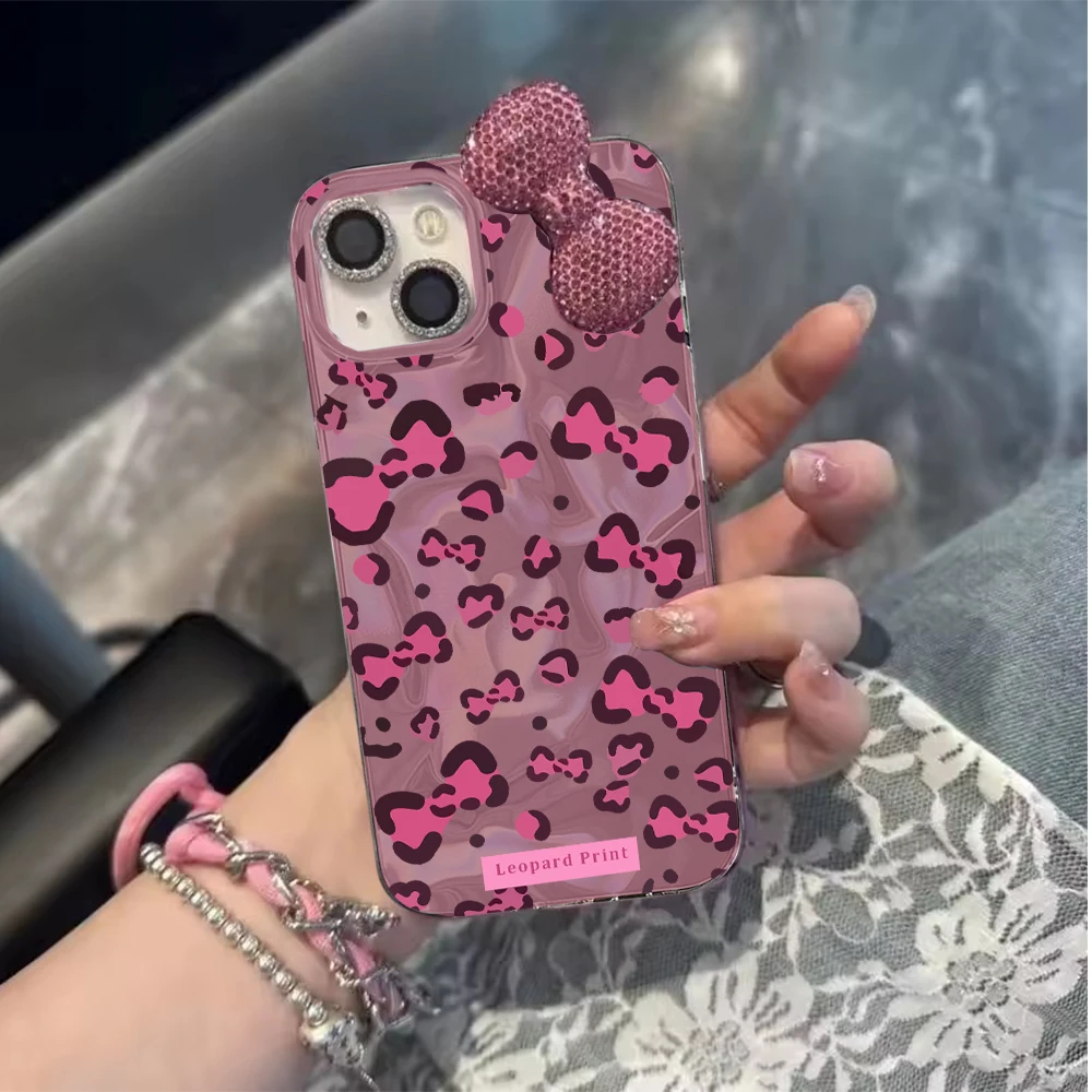 3D جوهرة Bowknot الحال بالنسبة لسامسونج غالاكسي A54 A34 A06 A36 A53 A25 A14 A32 A04 A03 M14 A24 A52 A52S A05 A05S A23 M23 M13 A51 غطاء