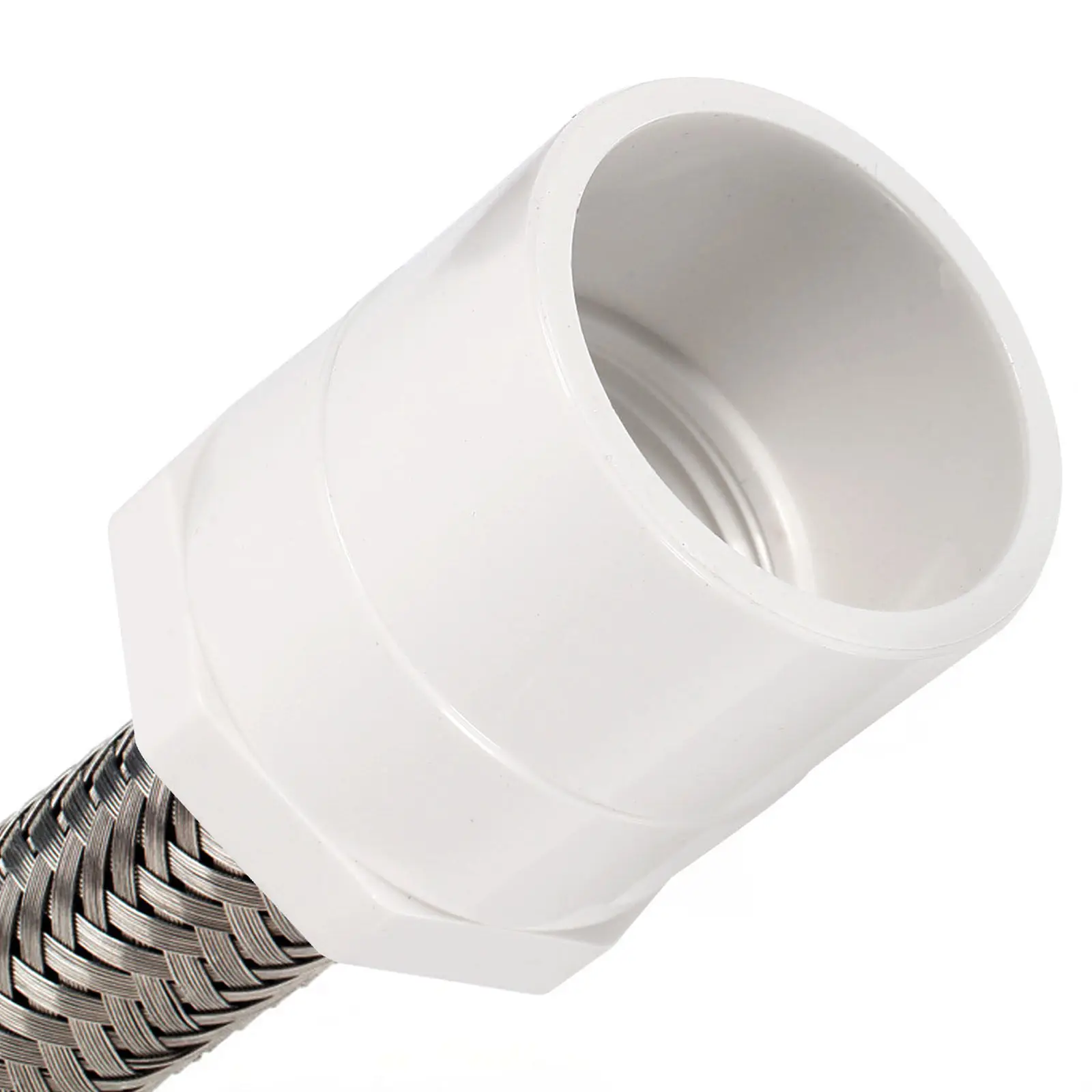 10pcs PVC Fittings 32mmx1inch White Leakproof Connector for Pool Convenient Pipe Fitting Irrigation Water Garden Applications