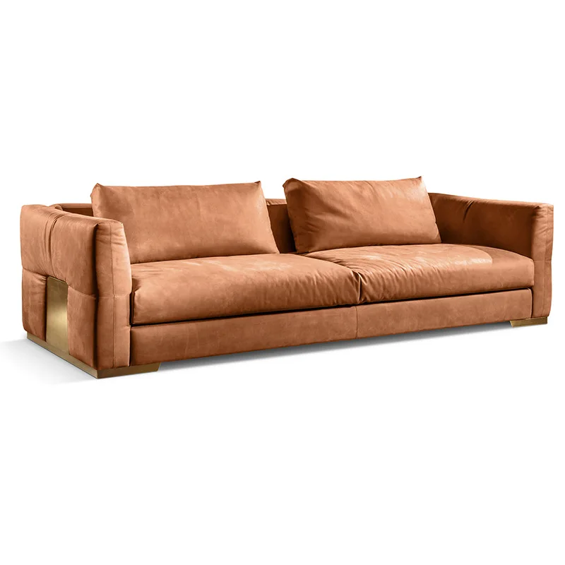 

First class high end sofa, modern light luxury Italian minimalist sofa