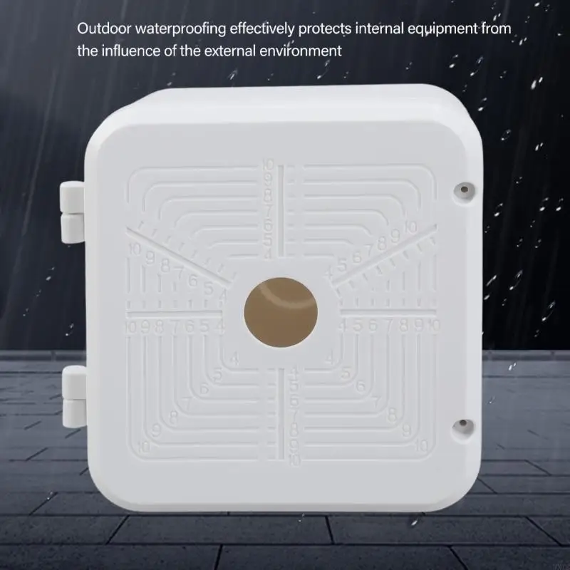 Waterproof Indoor Outdoor Universal Camera Mounting Box Case For Organizing Solar Panel Cables & Surveillances Equipment