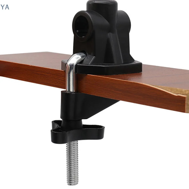 【TL】Cantilever Bracket Clamp Non-Slip Universal Bracket Clamp 7 Shape Horse Buckle Clip Metal For Microphone Desk Lamp Mic Stand