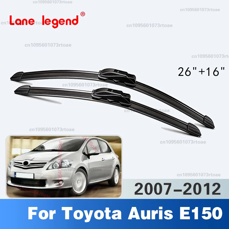 

Для Toyota Auris E150 хэтчбек 2007-2012: передние дворники (щетки стеклоочистителя) для лобового стекла, 26+16 дюймов, автомобильные аксессуары