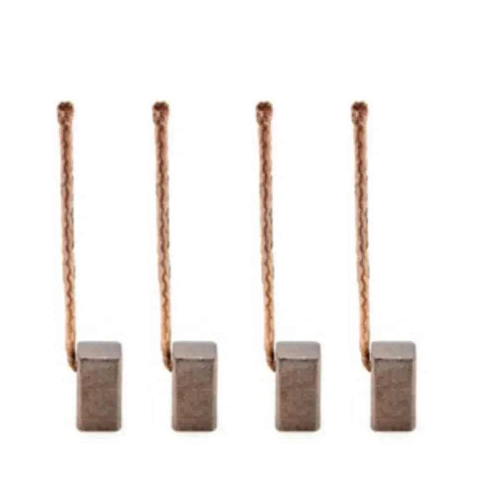 4pcs Electric Motor Carbon Brush Power Tool Graphite Brushes For Blower Fan Windshield Wiper 6x6x10mm