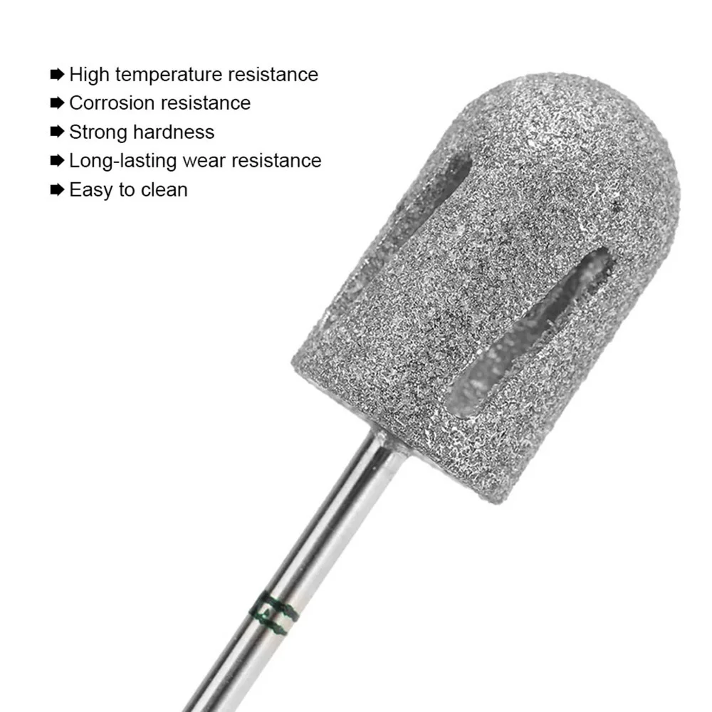 

Model A3 Stainless Steel Pedicure Drill Bit Stainless Steel High Performance Dead Skin Polishing Grinding Bit Round Cone