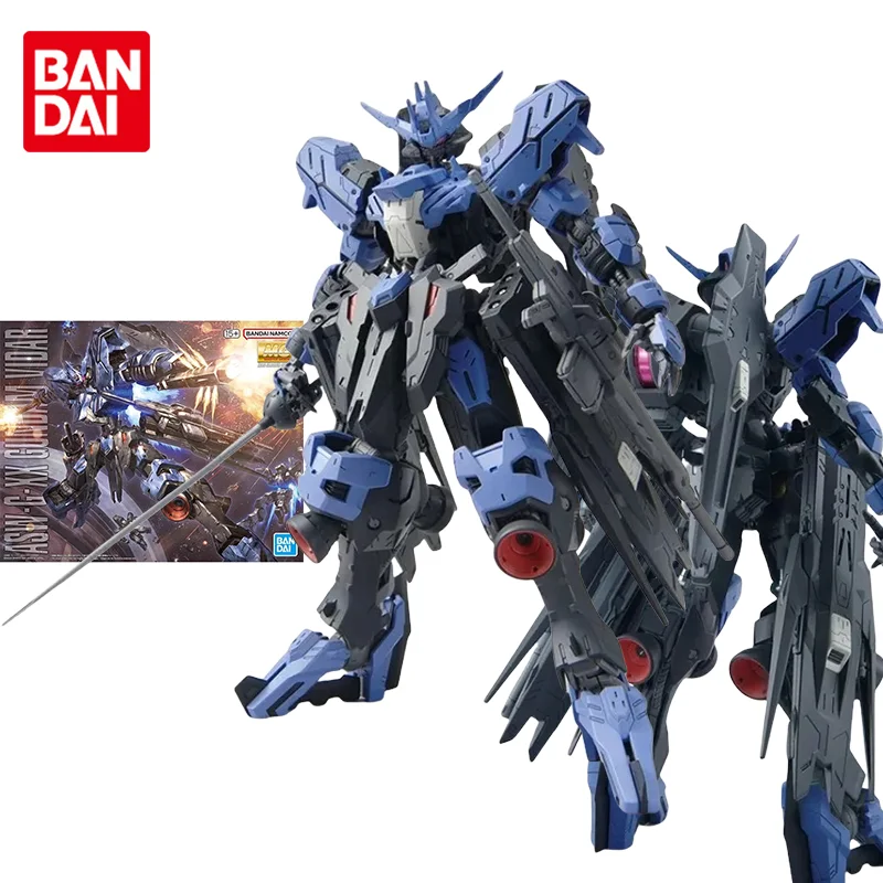 

Bandai Original Gundam Model Kit Anime Figure MG 1/100 ASW-G-GUNDAM VIDAR Action Figures Toys Collectible Gifts for Children