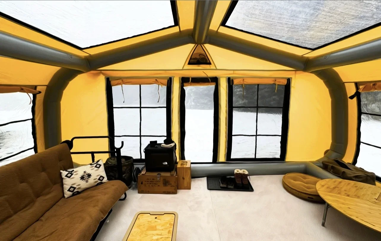 خيمة شتوية قابلة للنفخ مقاومة للماء سريعة التجميع #5