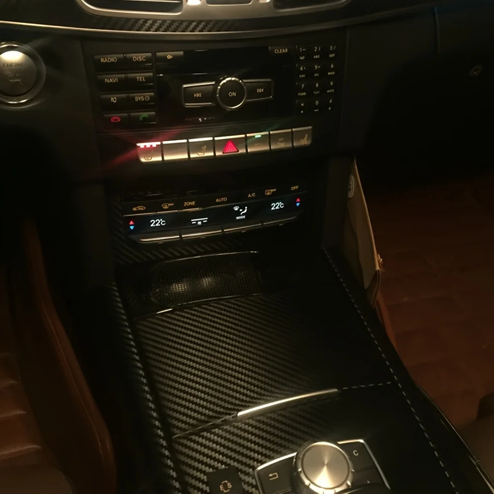 

Для Mercedes-Benz E-Class W212 2014-2015 внутренняя панель управления дверная ручка наклейки из углеродного волокна наклейки аксессуары для стайлинга автомобилей