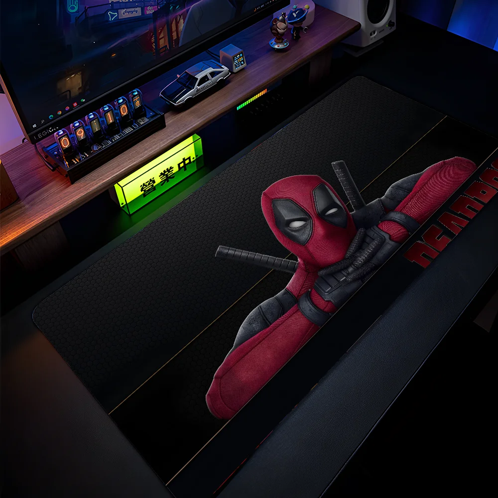 D-Deadpool Mousepad Large Gaming Mouse Pad LockEdge Thickened Computer Keyboard Table Desk Mat