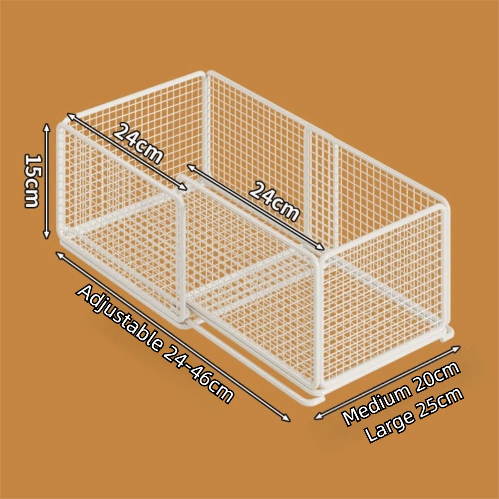 Layered Design Wardrobe Storage Rack Drawer Style Expandable Cabinet Wardrobe Storage Sorting Box Partitions Wardrobe Organizer