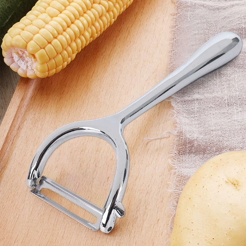 مقشرة بطاطس فائقة الحدة من الفولاذ المقاوم للصدأ ، مقشرة خضروات وفاكهة ، أداة مطبخ ، أفضل الصفقات