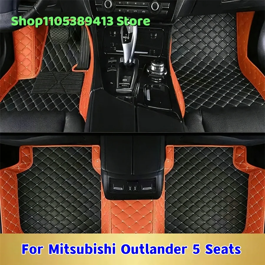 

Коврики для автомобиля, аксессуары для ковриков, кожаные автомобильные коврики на заказ для Mitsubishi Outlander 5 мест 2022 2023 2024 2025 2026 2027