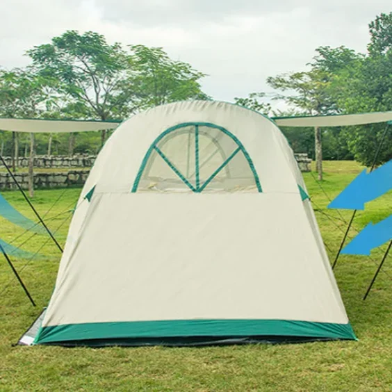 

Inflatable tent camping outdoor big tent ridge equipment ultra-light canopy automatic quick-open camp