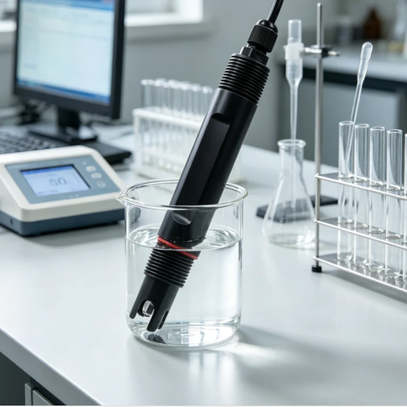 RS-PH-N01-3--EX Industrial pH Sensor, Glass Electrode 0-14pH, RS485 Output for Industrial Water Monitoring