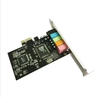 5.1 masaüstü bilgisayar dahili bağımsız PCI-E8738 Stereo 6 kanallı bilgisayar kabloları konnektörler PCIe ses kartı kabloları