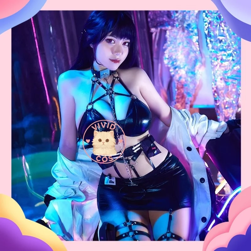 

NIKKE: Goddess of Victory Mihara Leather Outfit Cosplay Costume Game - Licensed Full Women's Clothing Set Role-playing Animation