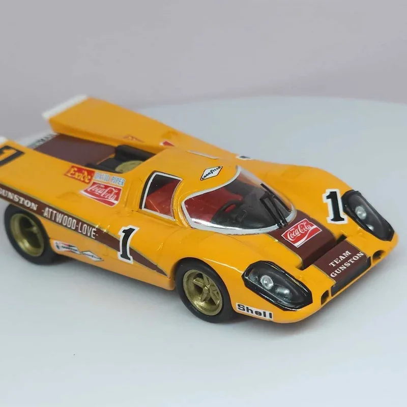 Sparky 1/64 1970 Porsche 917 Kh Kyalami 9H Team Gunston Legering Motorvoertuig Diecast Metalen Model Geschenken