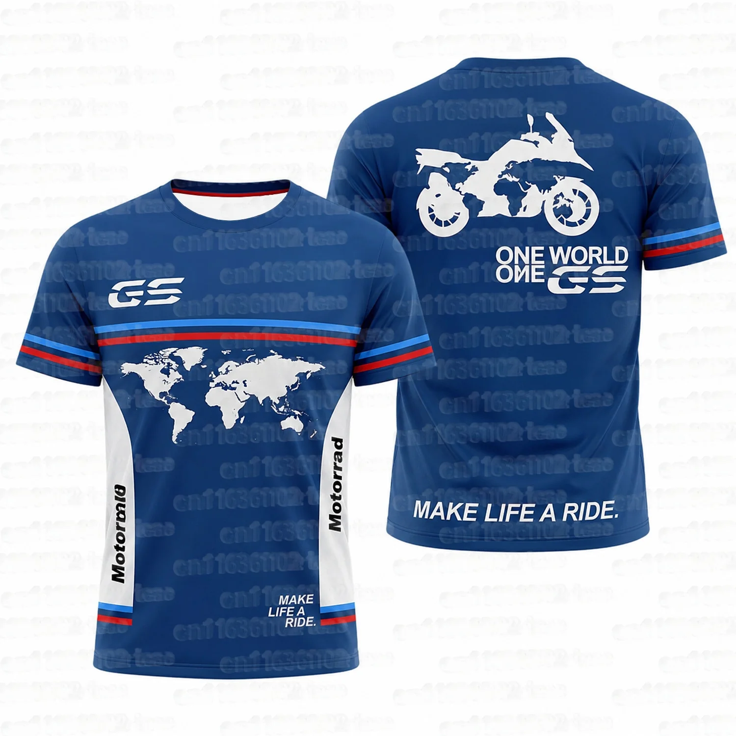 2026 Abenteuer-Motorrad-T-Shirt Schnelltrocknend Atmungsaktiv Outdoor-Sport Motorrad-Oberteil Sommer Casual Tee Familien-Partnerlook – Detail 6