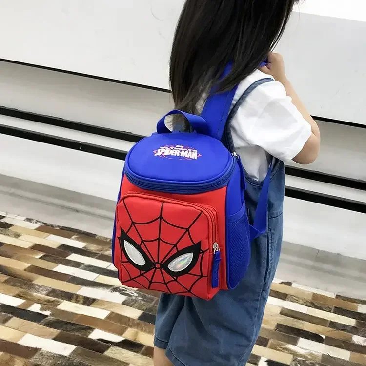 

Disney Kids Cartoon Avengers Spider-Man Captain America Backpack Schoolbag Girls Princess frozen Backpack Primary Schoolbag