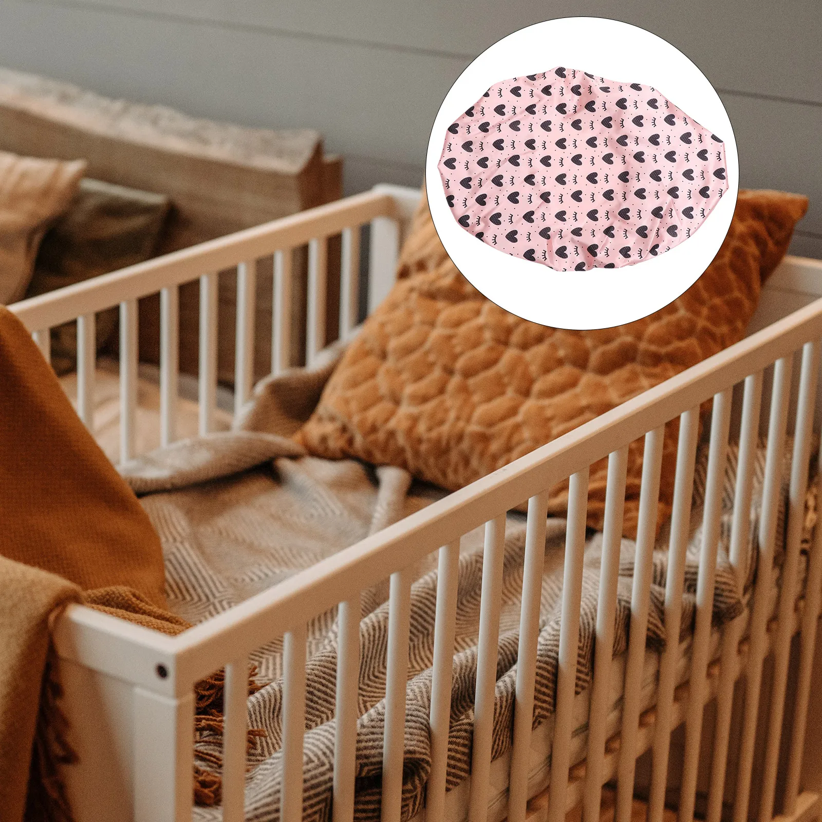 

Fitted Bassinet Mattress Sheet Baby Crib Sheets Comfortable Air Permeability No Noise Gift Idea Unique Design