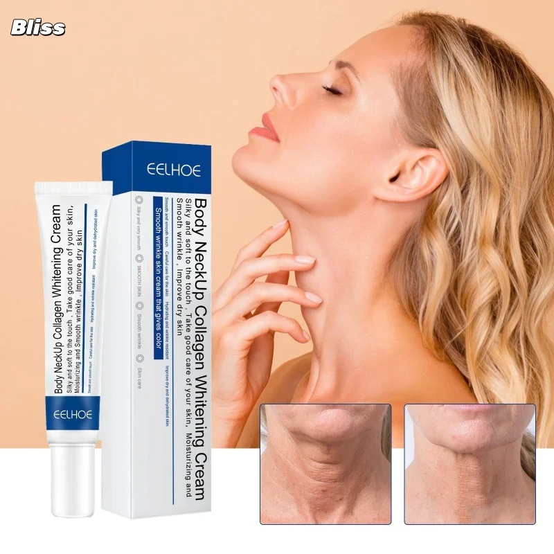 Hydrolyzed Collagen Neck Cream Fade Fine Lines Shaping Swan Neck Smoothing Moisturizer Removal Neck Line Double Chin Lotion Care