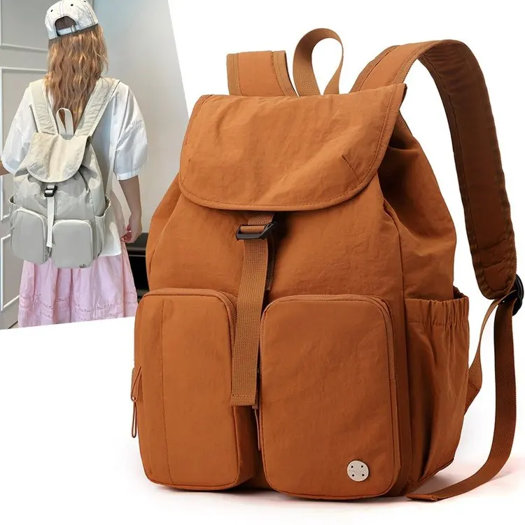 

2025 New Large Capaci Lightweight Sports Travel Bapa for Couples Commuting Sle Zipper Closure Soft Canvas oulder St...