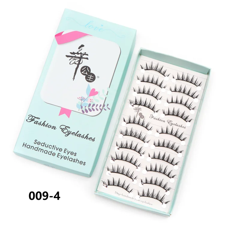 10 Paar Natürliche Manga-Wimpern, Volle Streifenwimpern für Make-up, Großhandel, Dropshipping, Wimpernverlängerung, Anime-Kunstwimpern – Detail 14