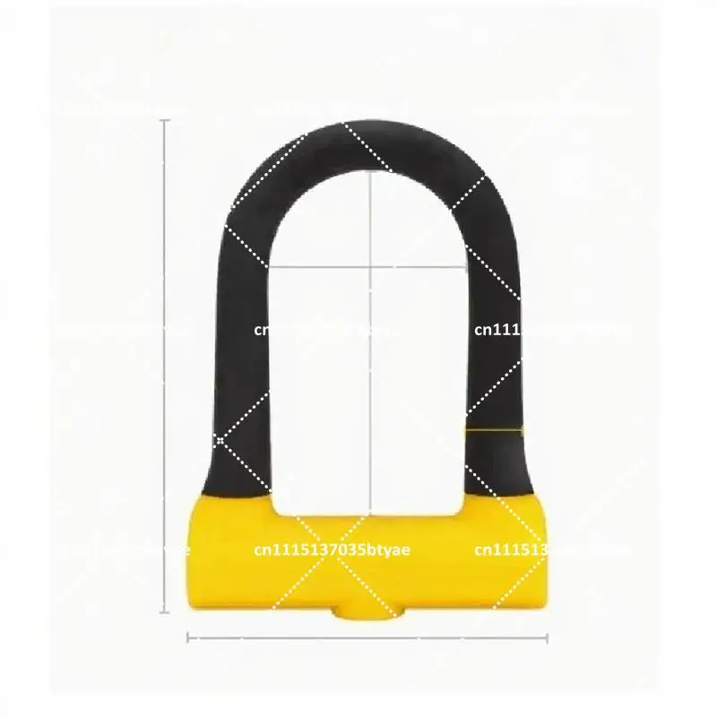 Heavy duty U-lock - anti-theft lock for mountain bikes, e-bikes, motorcycles and tricycles with special key