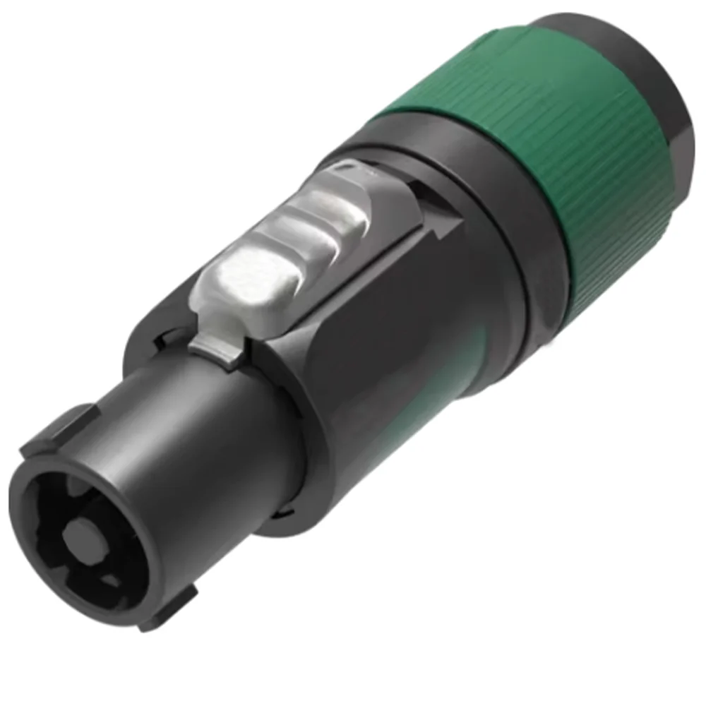 NL4FX and NL8FC Loudspeaker Connectors — Audio Cable Plugs for Home Theater Display Equipment, Amplifiers, and Speakers