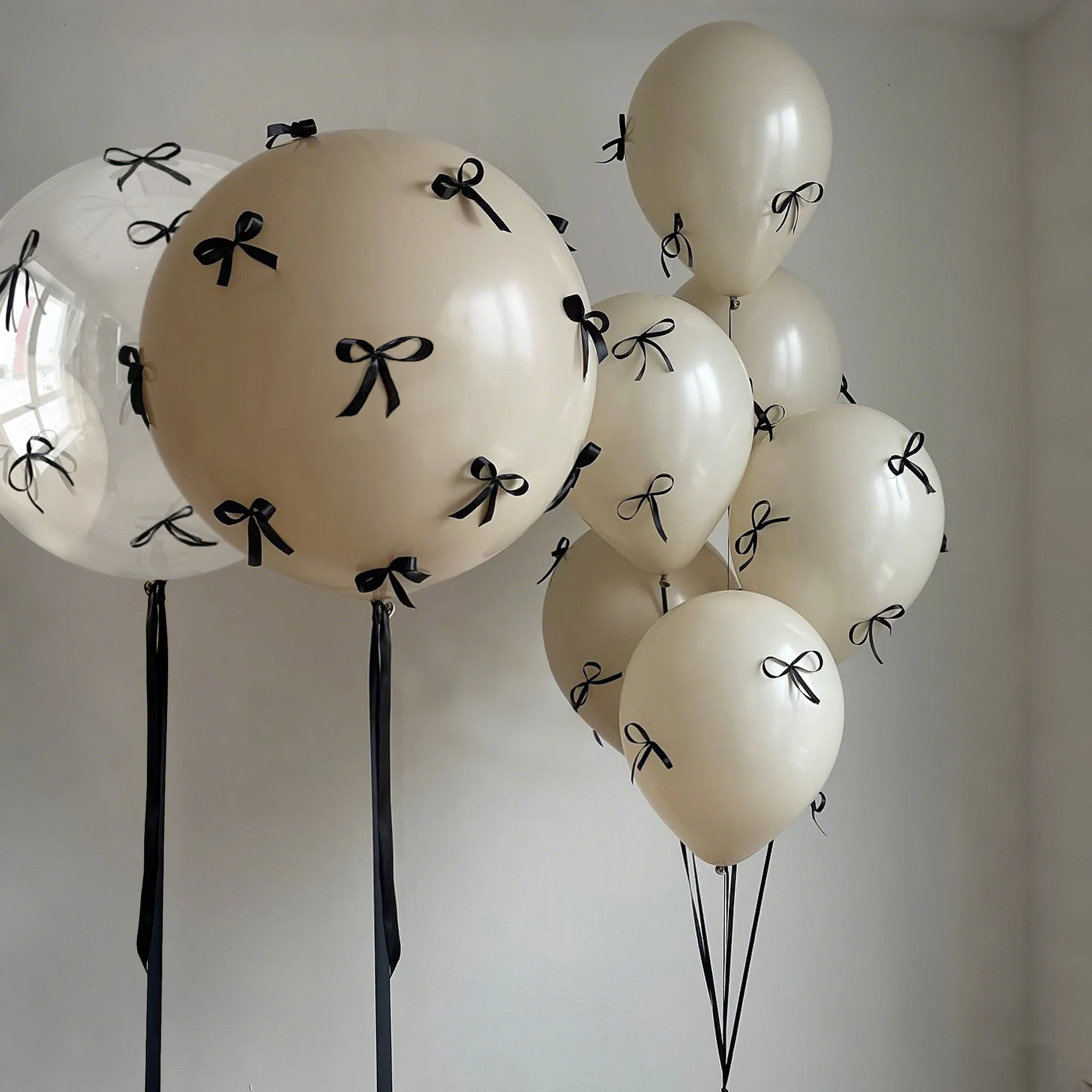 11-teiliges Bobo-Ballon-Set mit DIY-Schleifenband für Muttertagsdekoration 2025, Abschlussfeier-Dekoration, Babyparty und Geburtstagsfeier – Detail 2
