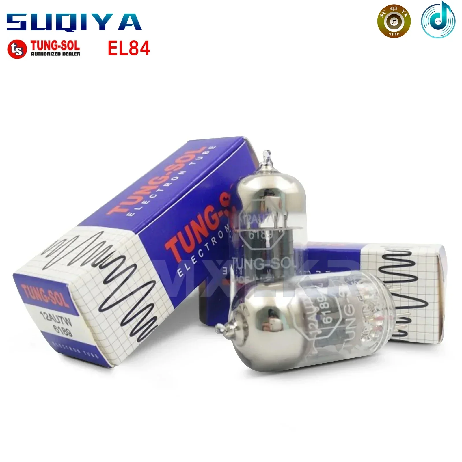 

SUQIYA-TUNG-SOL EL84 Electronic Tube Replacement 6BQ5 6P14 Vacuum Tube 12AU7 ( 6189 ECC802 SCV4003 ）Precision Matching for Amp